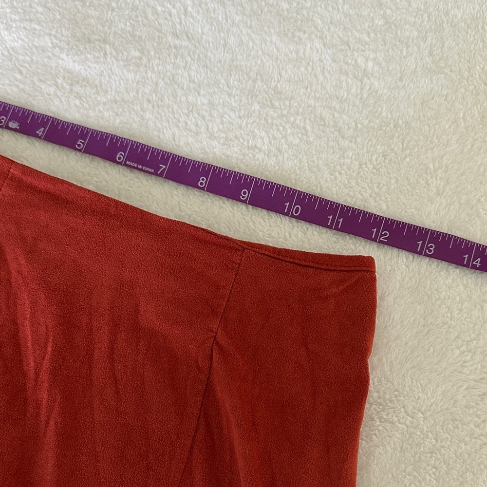 Altar’d State Button-Front Scallop Hem Skirt - Picture 5 of 7